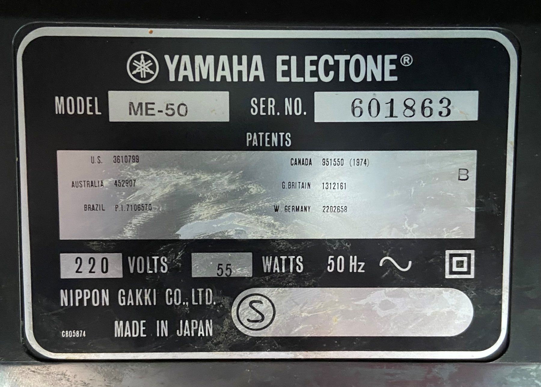 Yamaha Strumenti musicali: Orgue Yamaha Electone ME-50 – Usato da Bex venduto da petitcervin 7