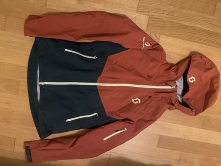 Scott Skijacke / Outdoorjacke rostrot & dunkelblau Grösse S