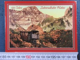 100JAHRE ZAHNRADBAHN PILATUS MATTALP+ESELWAD LU AK REPRO
