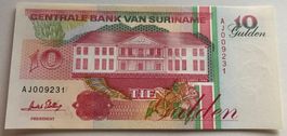 Suriname 10 Gulden Neuwertig