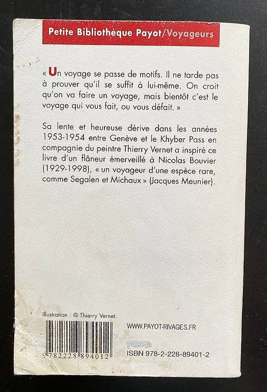 Libri: L'usage du monde, Nicolas Bouvier – Usato da Zürich venduto da Pascal_2bzx 3