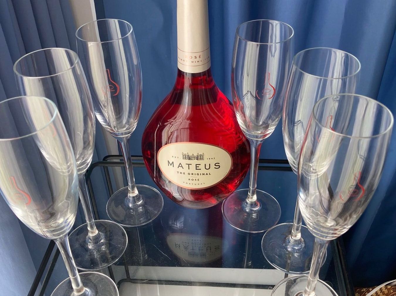 Bicchieri: 6 elegante Sekt-/ Kelchgläser - Matëus – Nuovo (secondo la descrizione) da Zürich venduto da mast728