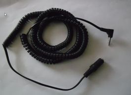 Câble jack 3.5 stéréo rallonge extensible de 2 à 5 Mêtre (d)