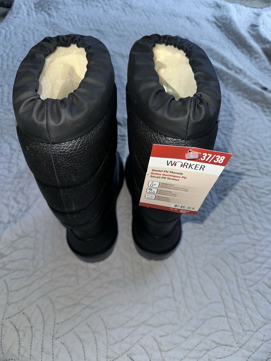 Scarpe da uomo: Warme Winterstiefel WORKER Gr. 37/38, Neu! – Nuovo (secondo la descrizione) da Koppigen venduto da Ekos 1