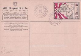 Militärpostkarte Entier Cachet E.M. Brigade Mont.10 1939-40