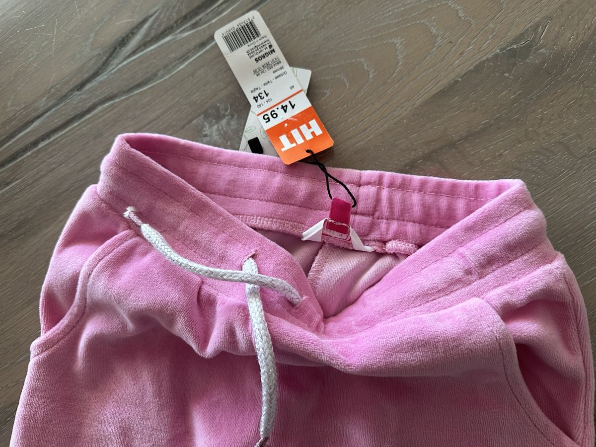 Pantaloni: Neue Mädchen Jogginghose Gr. 134 pink – Nuovo e nell'imballaggio originale da Safenwil venduto da Whoopie1 2