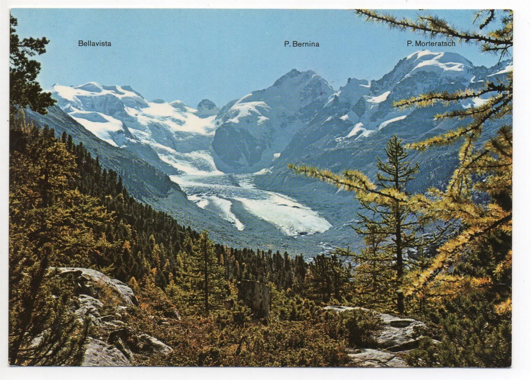 Cartes postales: BERNINA Morteratsch-Gletscher – Neuf (Voir description) à Jona par philajona