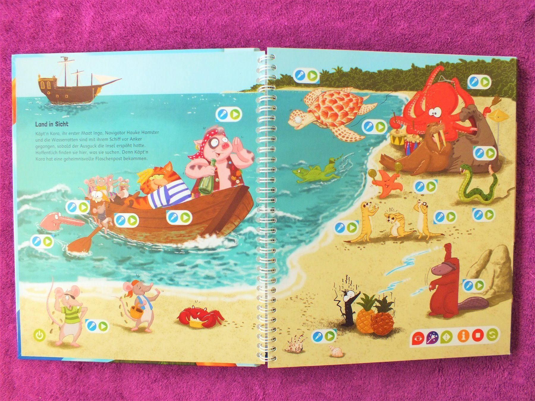 Bücher: tiptoi CREATE Buch – Die Magische Insel der Tiere – Gebraucht aus Müllheim Dorf von Seeeule01 1