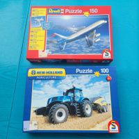 Traktor/ Flieger 2x Schmidt Puzzle 100-150 Teile