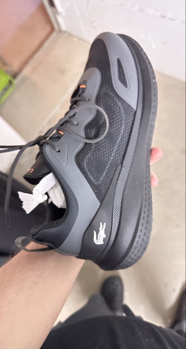 Lacoste Scarpe da uomo: Herren Sneaker Lacoste grau Grösse 46 neu – Nuovo (secondo la descrizione) da Riggisberg venduto da Gs13_pn7srt 4