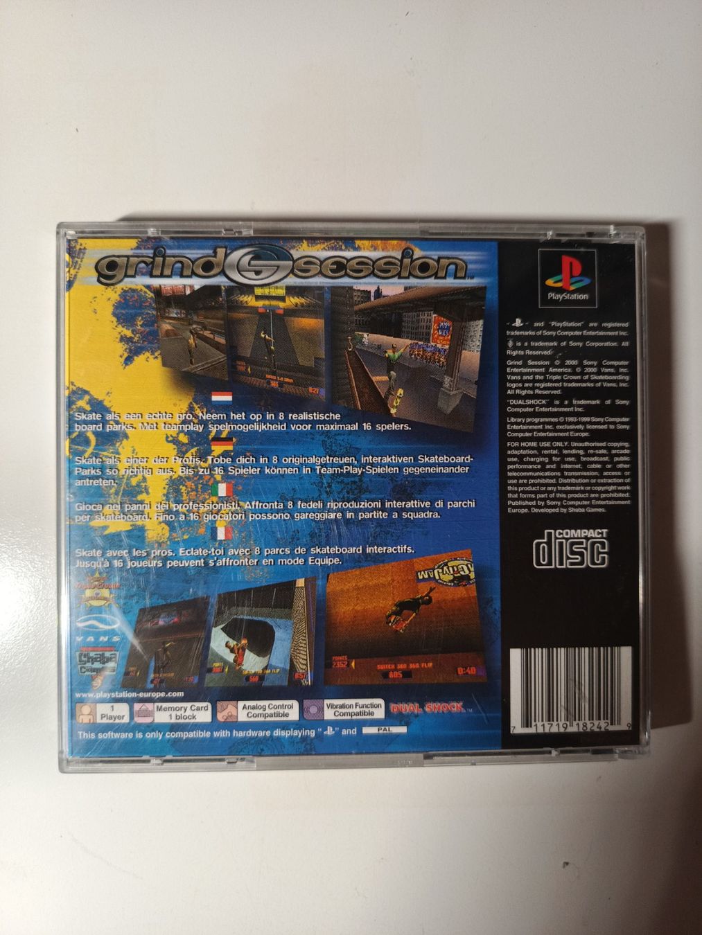 Giochi: Grind Session - Playstation 1 – Usato da Villmergen venduto da MAYIAN_RETRO 1
