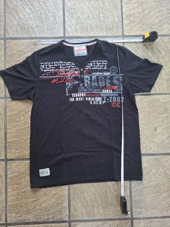 Herren T-Shirt schwarz mit Druck Grösse L neu