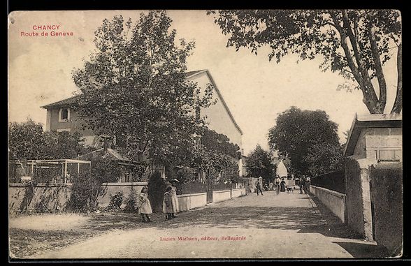 Ansichtskarten: AK Chancy, Route de Genève – Gebraucht aus Berlin von bartko-reher