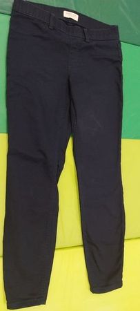 Dunkelblaue Stoffhose/Jeggings von Tchibo Gr. 38