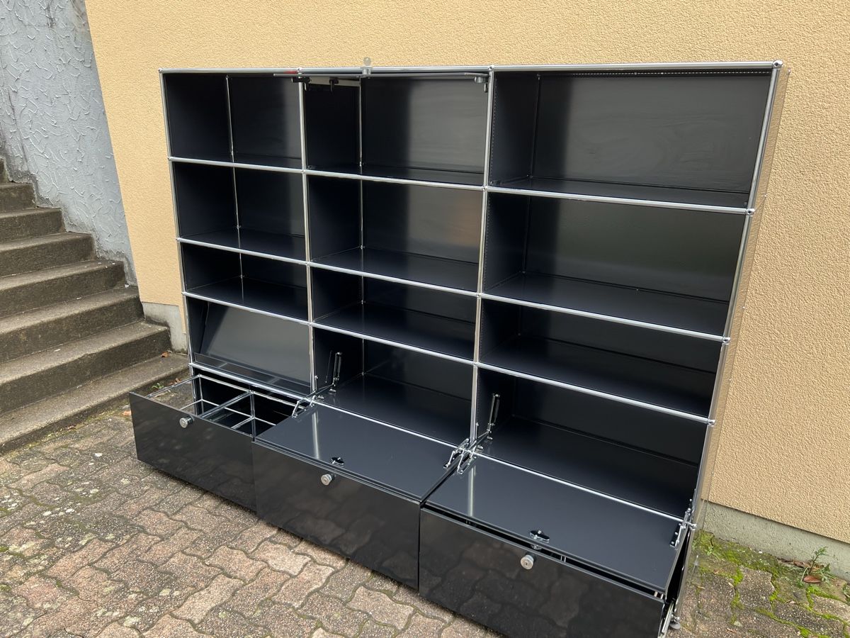 Regale: USM Haller Sideboard Schwarz 3x5 – Gebraucht aus Dietikon von Kumar_Occasionen 5