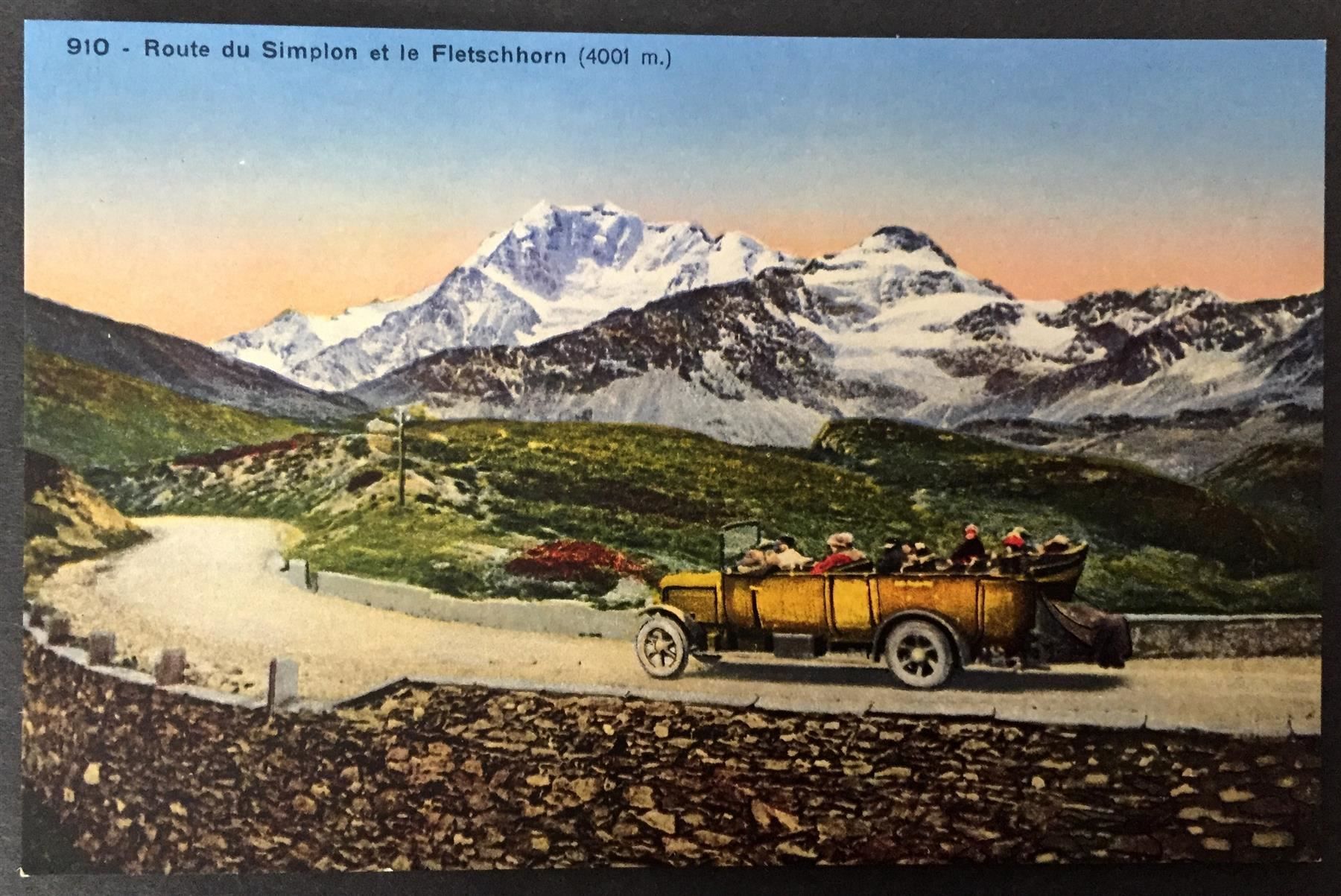 Cartes postales: Route du SIMPLON Postauto – Neuf (Voir description) à Jona par philajona