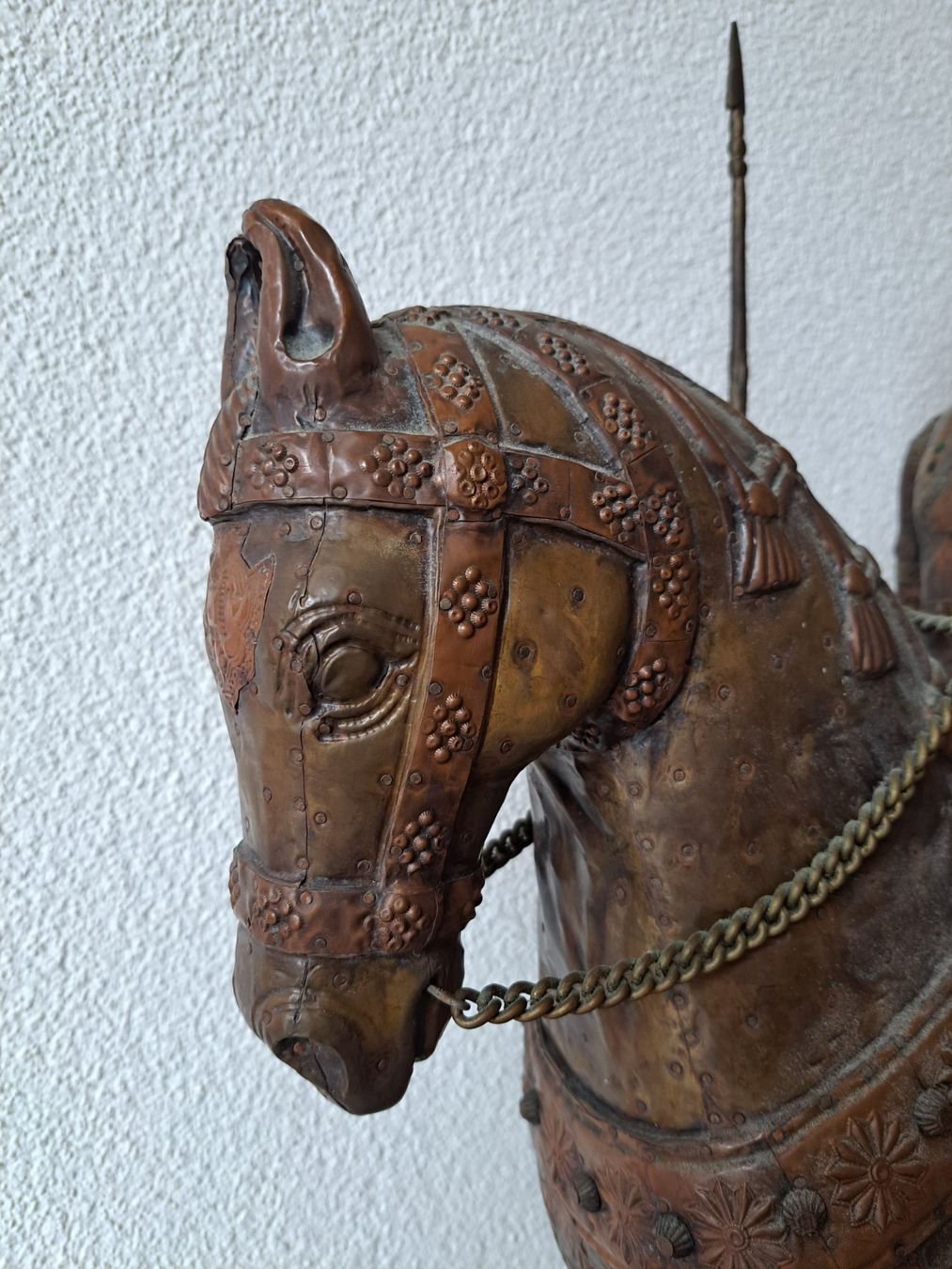 Sculture & Statue: Pferd mit Reiter, indisch – Usato da Willisau venduto da afb123 2