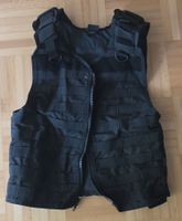Gilet tactique noir robuste
