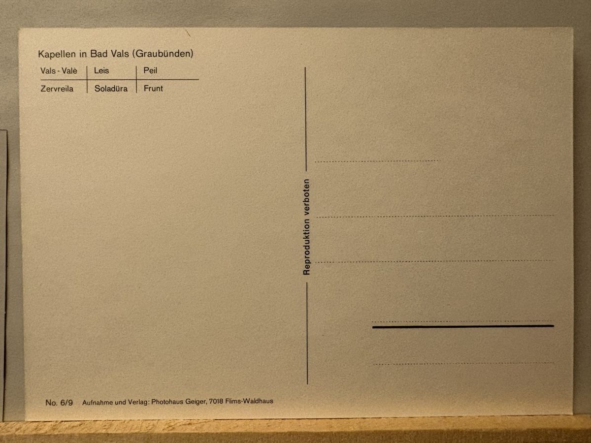 Cartes postales: AK von Bad Vals Kapelle – D'occasion à Rümlang par Kartenpost1 1