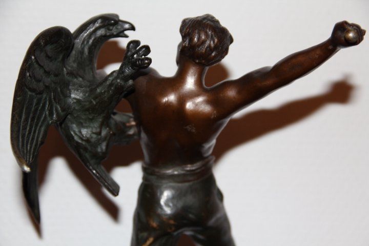 Sculture & Statue: Antique sculpture en bronze . – Usato da Praz (Vully) venduto da pikuluka1 4