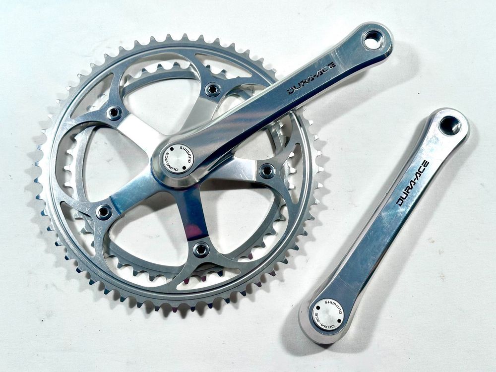 Manivelle Shimano Dura Ace FC 7402 - 170 Mm - 52/42 Dents - Années 1990 - Pour Vélo De Route
