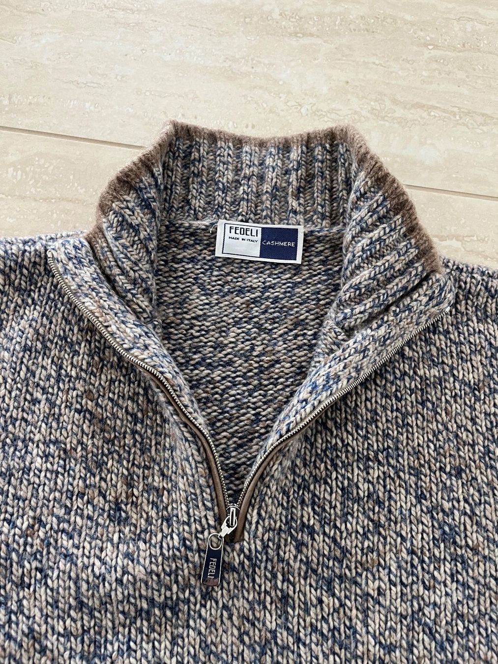 Maglioni & Felpe: Fedeli cashmere quarter-zip sweater – Usato da Uitikon Waldegg venduto da CosimoVio 2