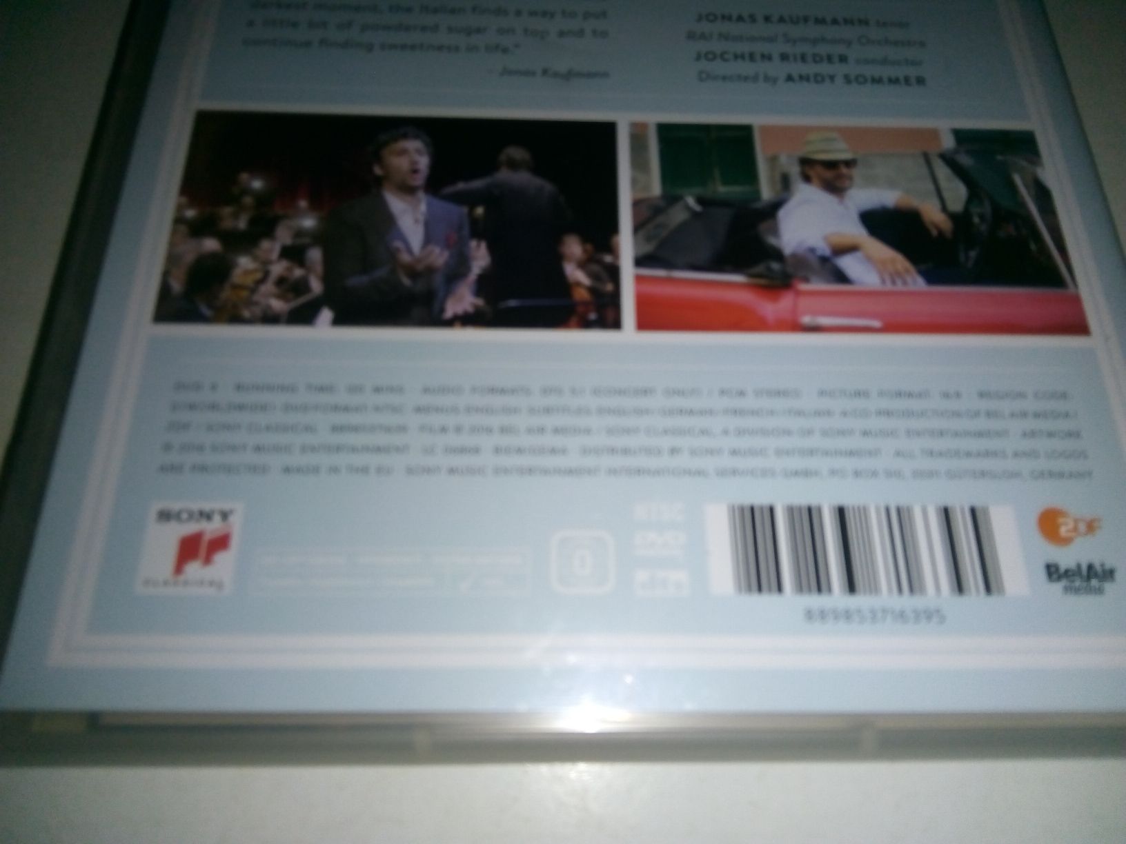 Tutti i DVDs: Jonas Kaufmann - Dolce Vita  (Live Konzert + Documentary) – Usato da St. Gallen venduto da elk2024 5