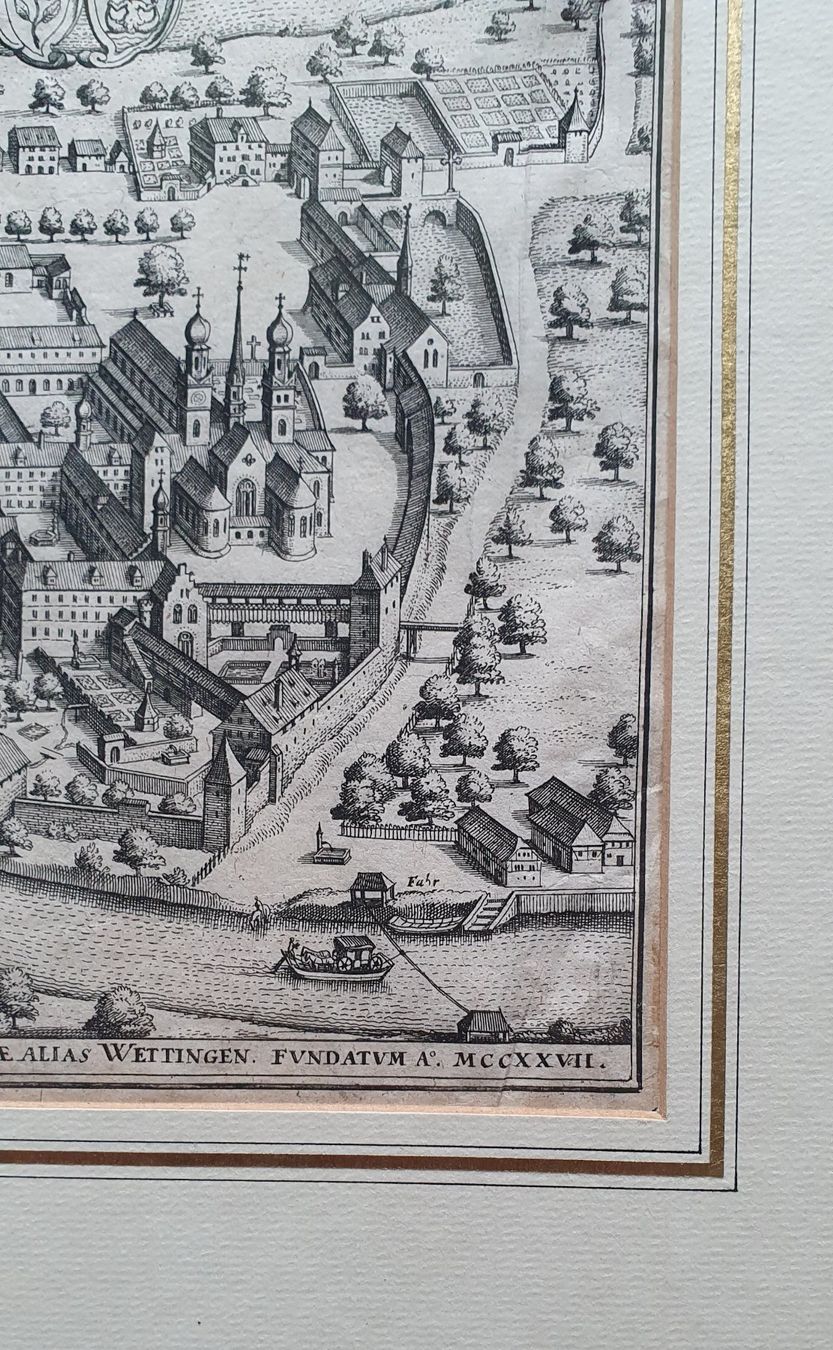Stiche: Original Kupferstich von M. Merian, Wettingen – Gebraucht aus Kreuzlingen von Rschweiz1 3