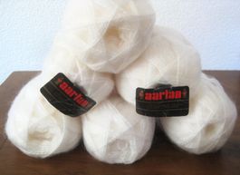 6 Knäuel Mohair / Polyacryl Wolle Aarlan Charmeuse