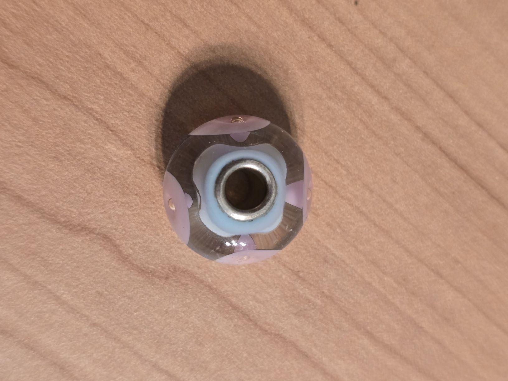 Anhänger: original Glasbead "hellblauer Pastell" von Trollbeads  – Gebraucht aus Flamatt von Tyrael01 5