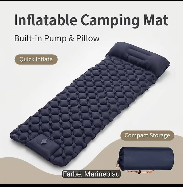Pompes et pièces: 79307Campingmatten mit Fusspumpe – D'occasion à Ibach par meibaum 1