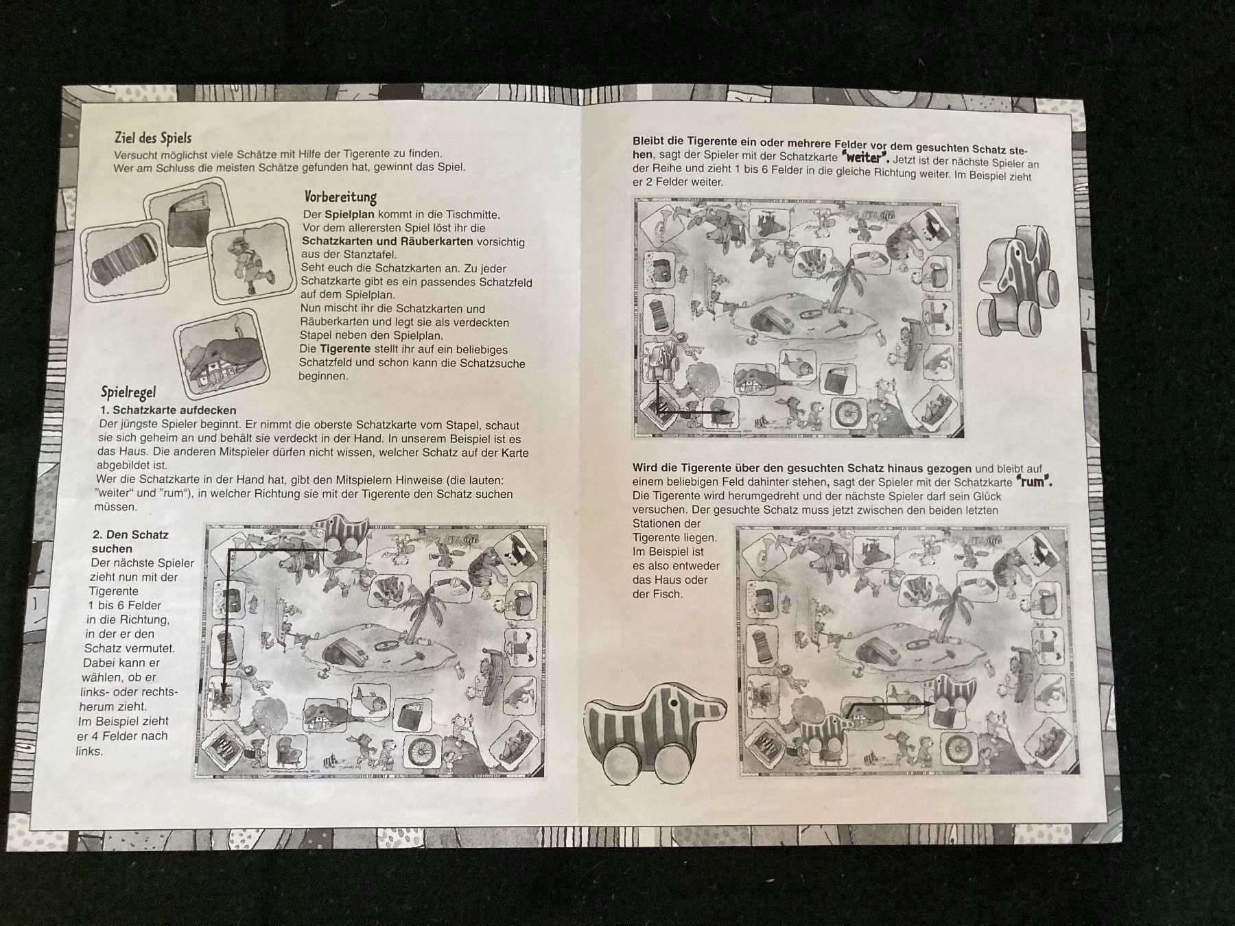 Ravensburger Spiele: Janosch, Spiel Schatzsuche mit der Tigerente – Gebraucht aus Zürich von Gustavo_Bianco 5
