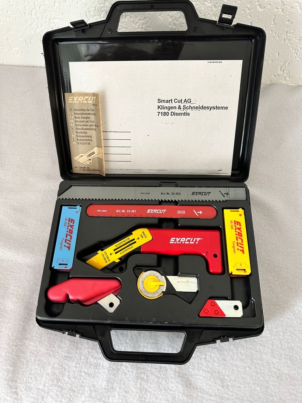 Tutti gli attrezzi: EXACUT - Schneid-Werkzeug-Set, Swiss Made – Nuovo (secondo la descrizione) da Auw venduto da beretta1966