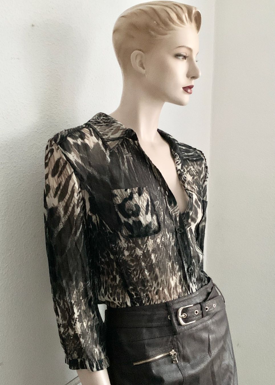 Gerry Weber Röcke: Ensemble Bluse von Steilmann, Kunstlederjupe von Gerry Weber – Gebraucht aus Kloten von Nephty 3