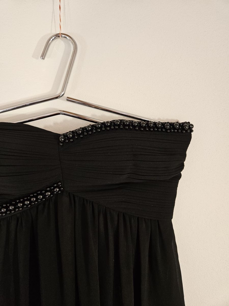 Vestiti: Vera Mont Abendkleid, Gr. 38, schwarz, Bandeaustyle – Nuovo (secondo la descrizione) da Schaffhausen venduto da Fundperle 1