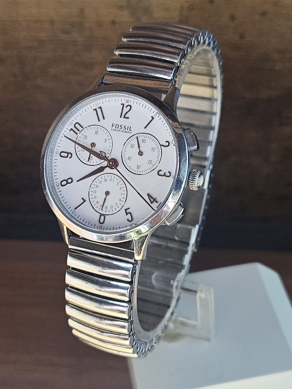 Fossil Orologi: Fossil Damenuhr Chrono 34mm – Usato da Flamatt venduto da pie_f9zm