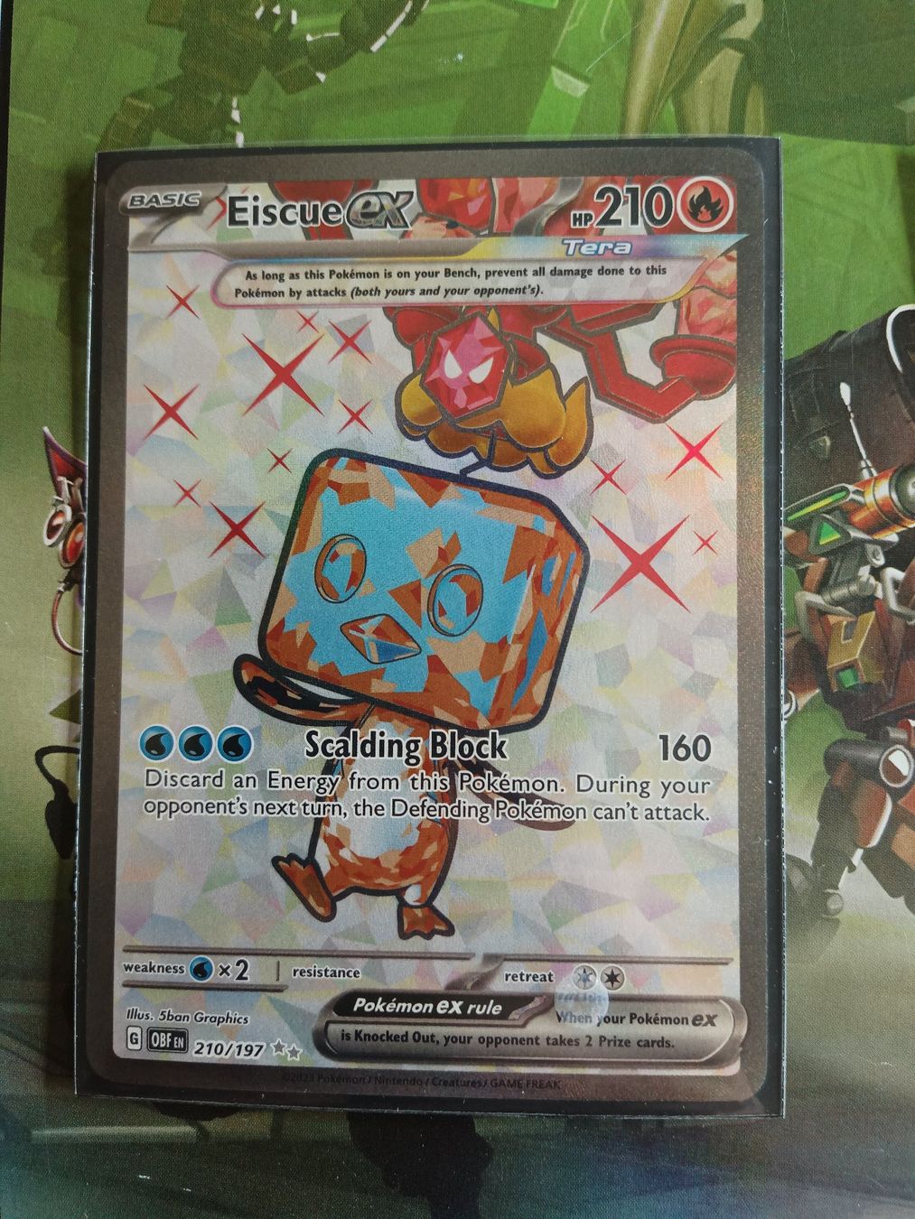 Pokémon Carte collezionabili: Eiscue ex Secret Rare - Pokemon – Usato da Altstätten SG venduto da GGsGameshop