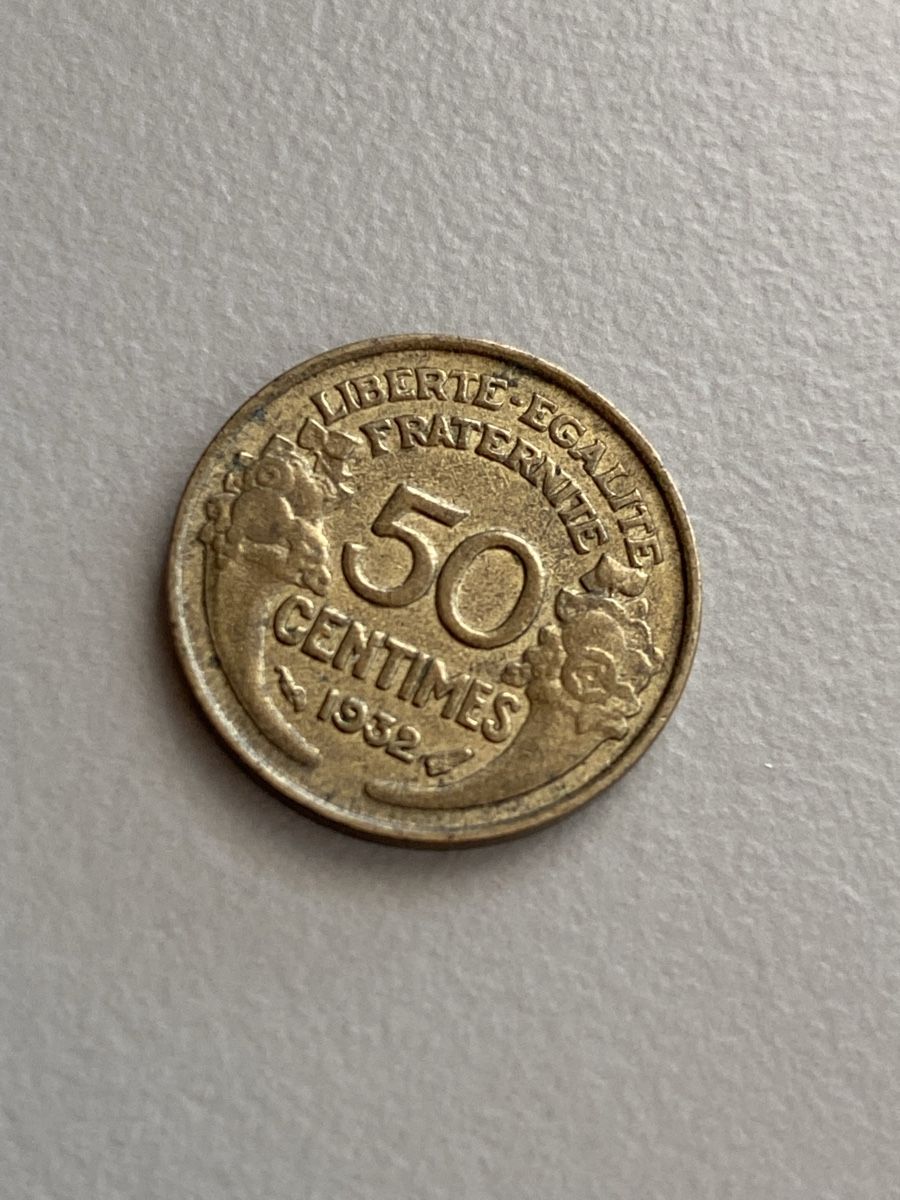 Tutti le monete: France - 50 centimes - 1932 – Usato da Payerne venduto da Mike1682