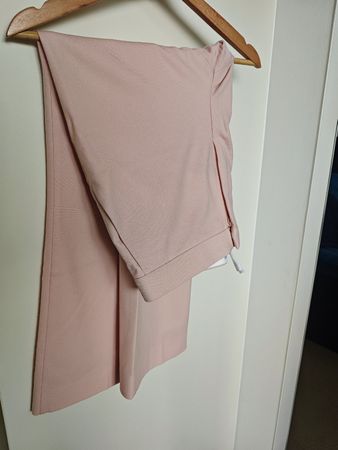 Max Mara Spring Trousers 97% Wool - Pale Pink 42 🩷