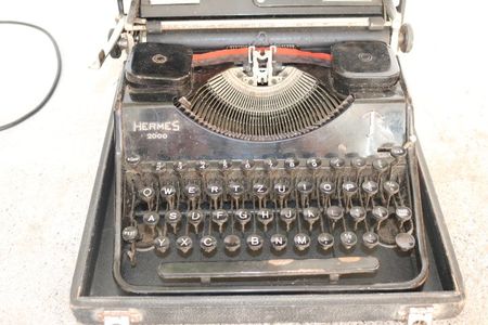 Antike Hermes Schreibmaschine