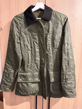 Barbour Jacke Beadnell Polarquilt grün Grösse 34