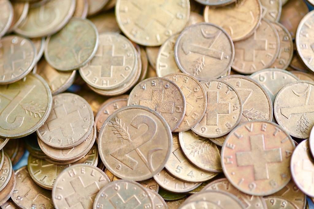 Tutti le monete: 1 - 2 Rappen Lot – Usato da Reinach BL venduto da Han-Numismatik 2