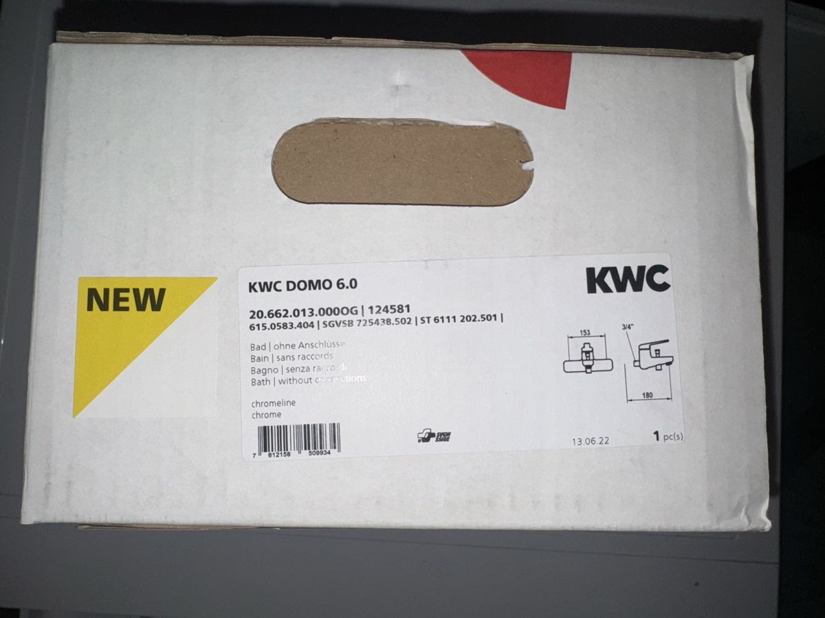 Kwc Rubinetteria: Bademischer KWC Domo 6 – Nuovo e nell'imballaggio originale da Binningen venduto da 55samsun 2