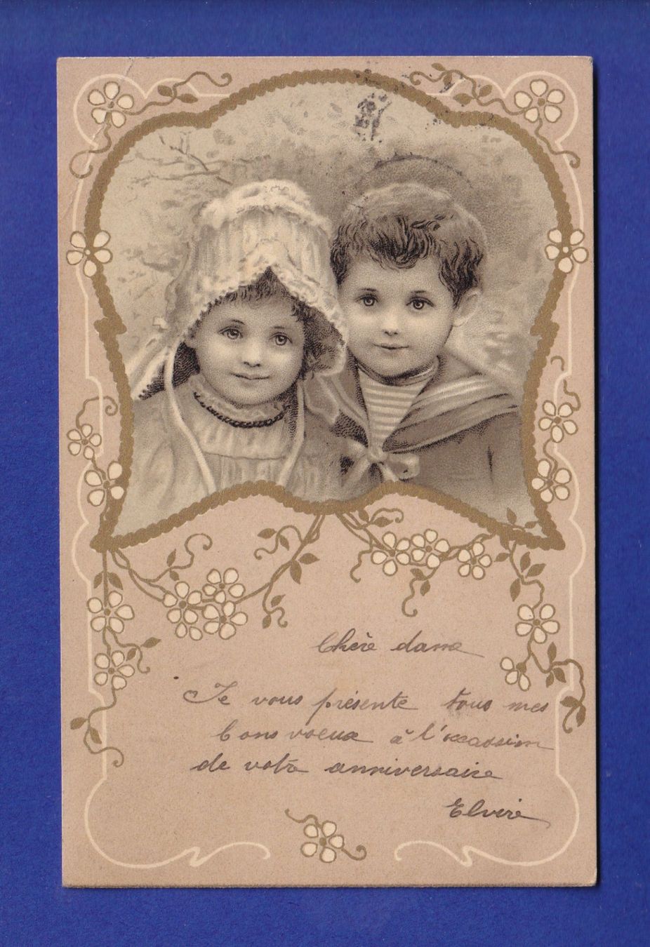 Cartoline postali: ENFANT - Joli petit couple – Usato da Pully venduto da nicecards-shop