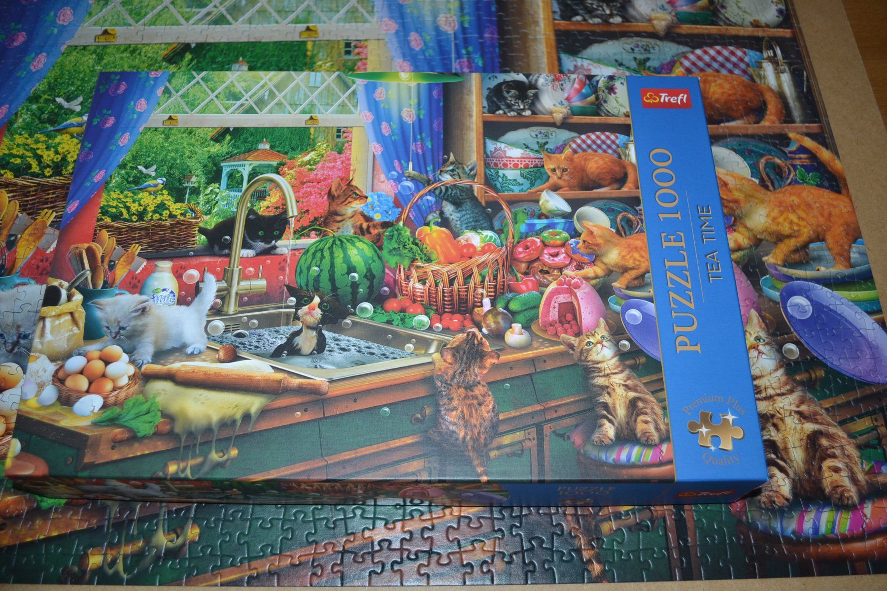 Puzzles: Puzzle 1000 Teile - Unruhestifter-Kätzchen – Gebraucht aus Kölliken von Knorrli58 1