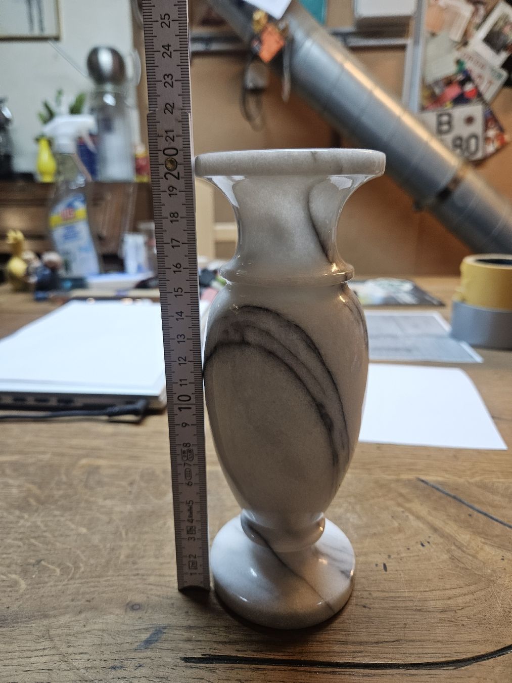 Vasi & Recipienti: Elegante Marmor Vase (Q) – Usato da Rorschach venduto da TimelessTrading 3