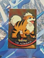 Pokemon Topps Fukano #58 Holo TV Karte 1999 Vintage DE Exc