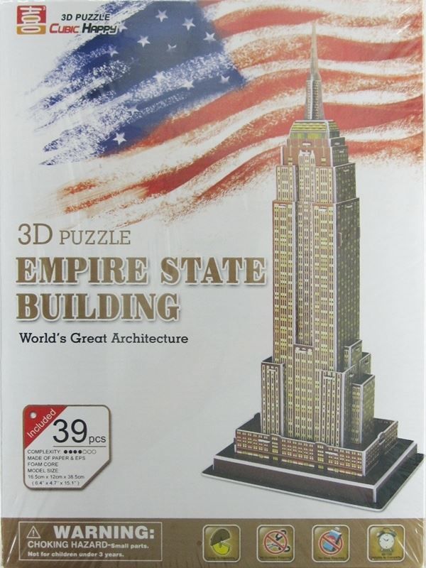 Puzzle: 3D-Puzzle Empire State Building New York – Nuovo e nell'imballaggio originale da Wettingen venduto da Swala 1