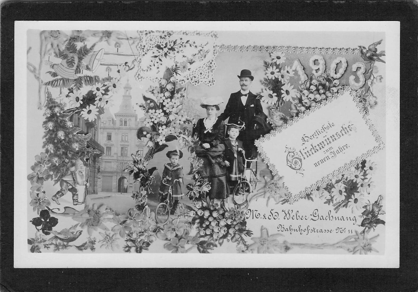 Cartoline postali: Spez. Neujahrskarte 1904 , TG ? – Usato da Reichenburg venduto da Pipo-67