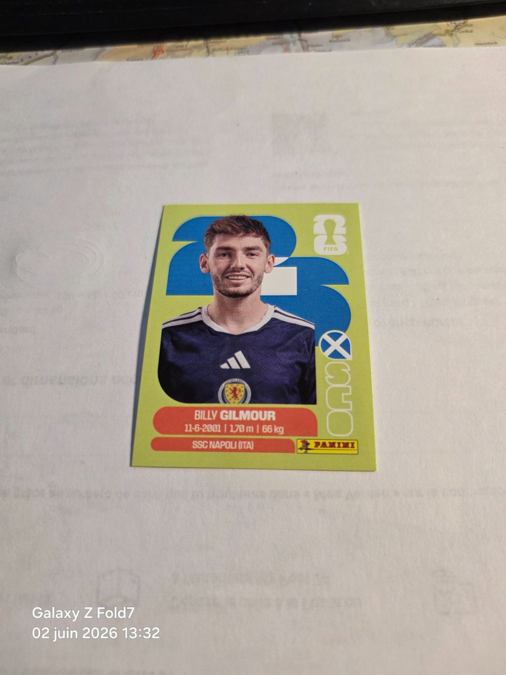Panini Carte collezionabili: Panini  2026 BILLY GILMOUR SCO 12 – Nuovo (secondo la descrizione) da Grand-Lancy venduto da Seo67